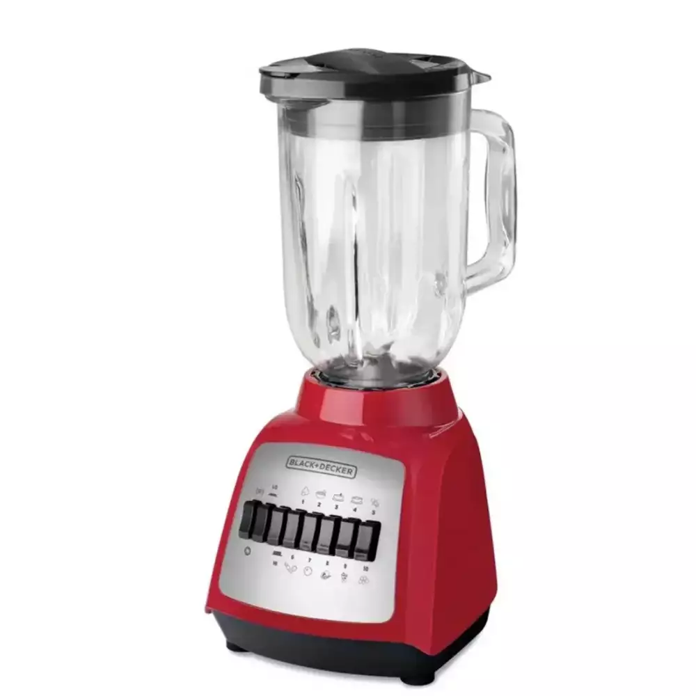 Licuadora Black+Decker 10 velocidades vaso vidrio