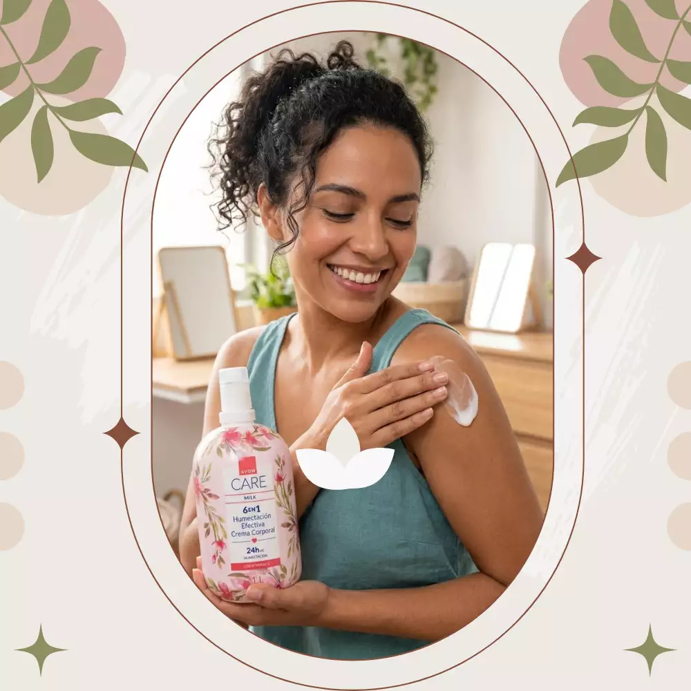 Loción corporal Avon Care Milk 1 L con vitamina E