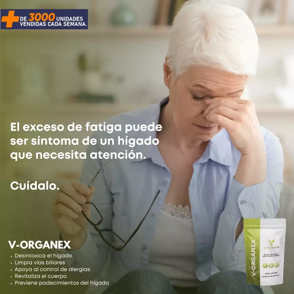 ORGANEX - 60 Cápsulas - Mejora Hígado Graso