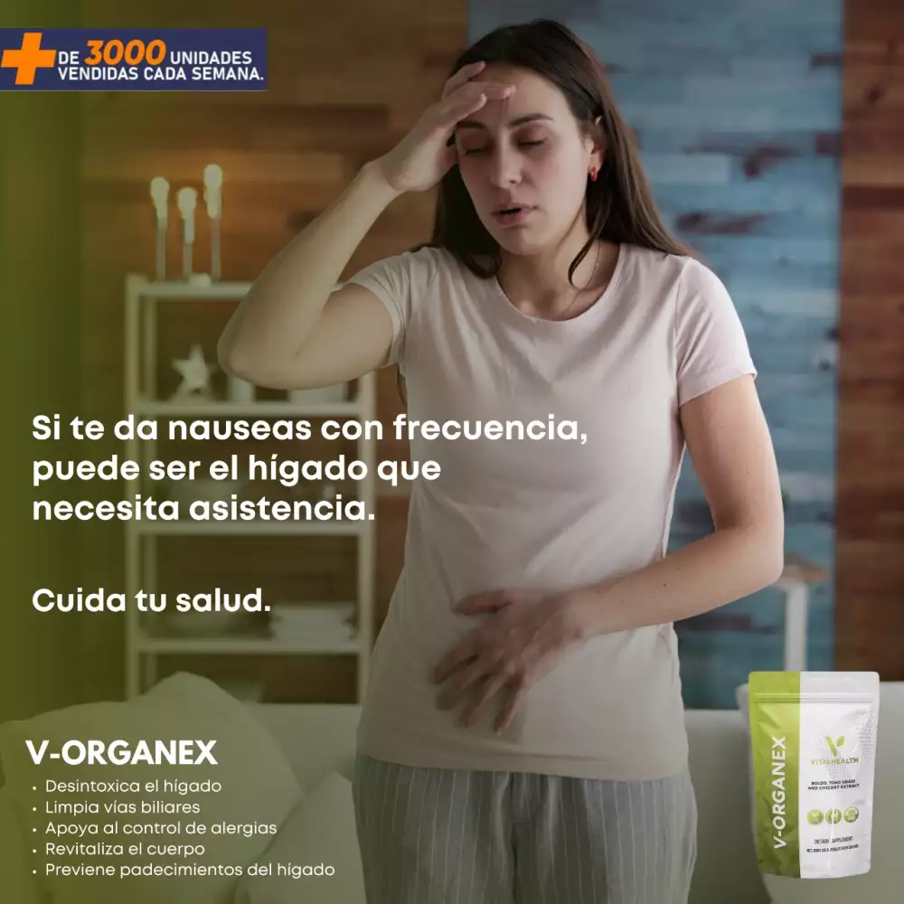 ORGANEX - 60 Cápsulas - Mejora Hígado Graso