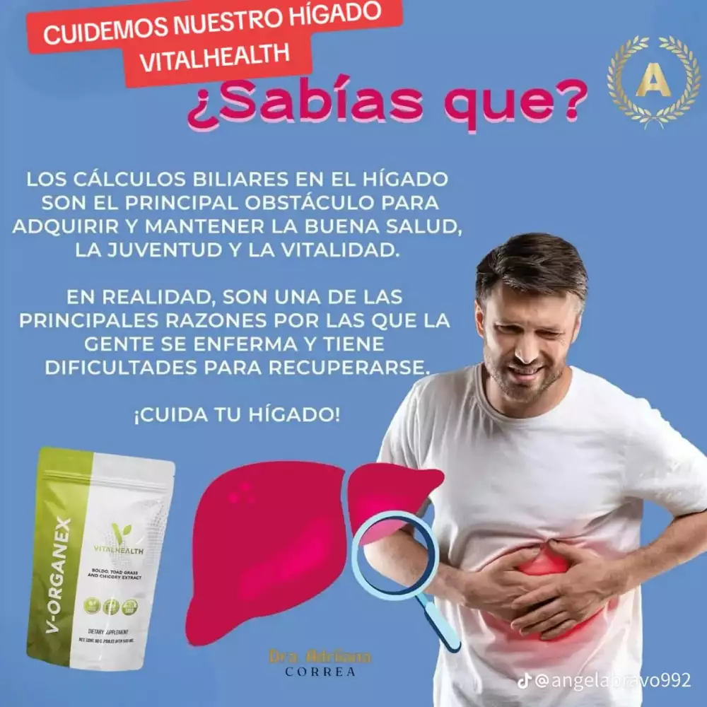 ORGANEX - 60 Cápsulas - Mejora Hígado Graso