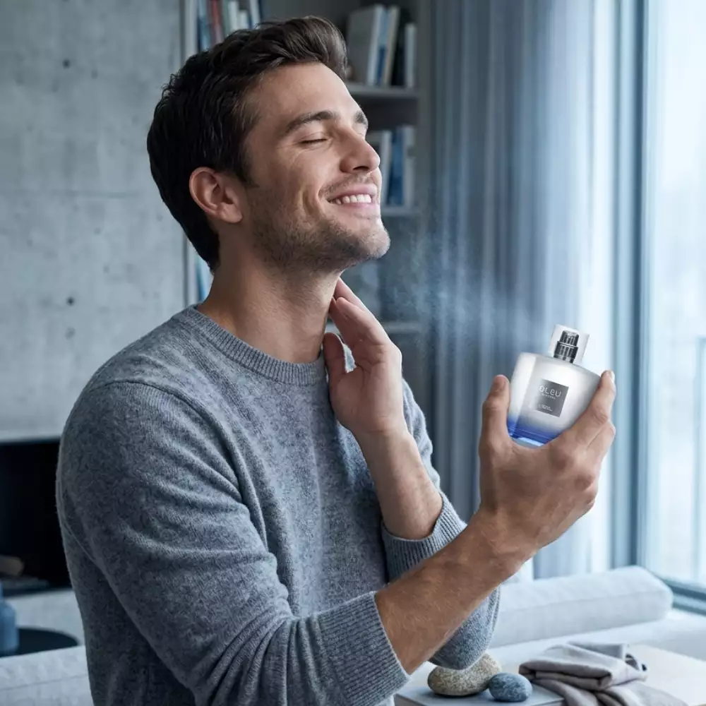 Perfume hombre Bleu Glacial LBel 100 ml frescura