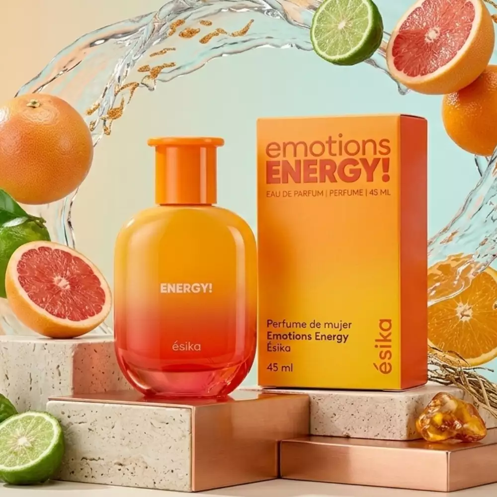 Perfume mujer Emotions Energy Ésika 45 ml cítrico