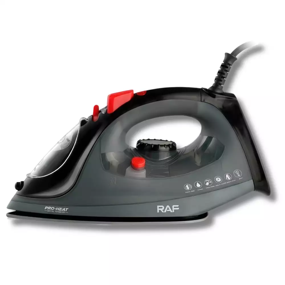 Plancha De Ropa Eléctrica A Vapor RAF R.91245G Sistema Antiadherente