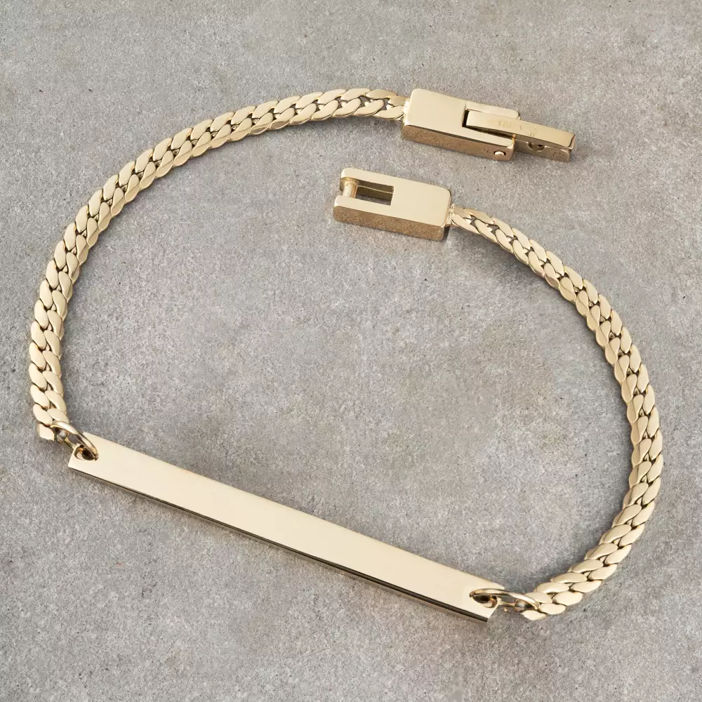 Pulso Serpiente con placa 2mm