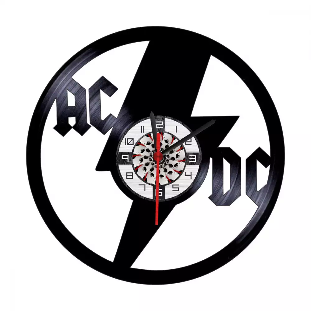 Reloj en vinilo LP/ Vinyl clock AC DC