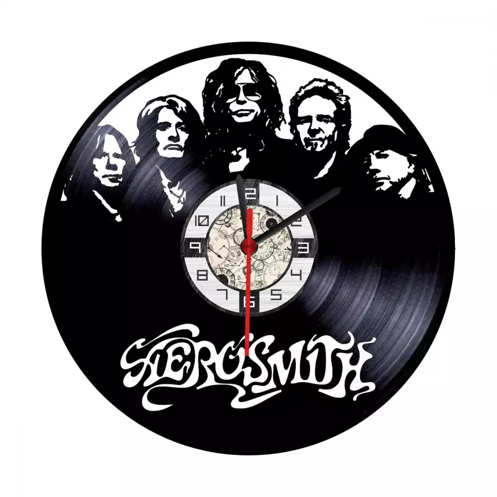 Reloj en vinilo LP/ vinyl clock Aerosmith