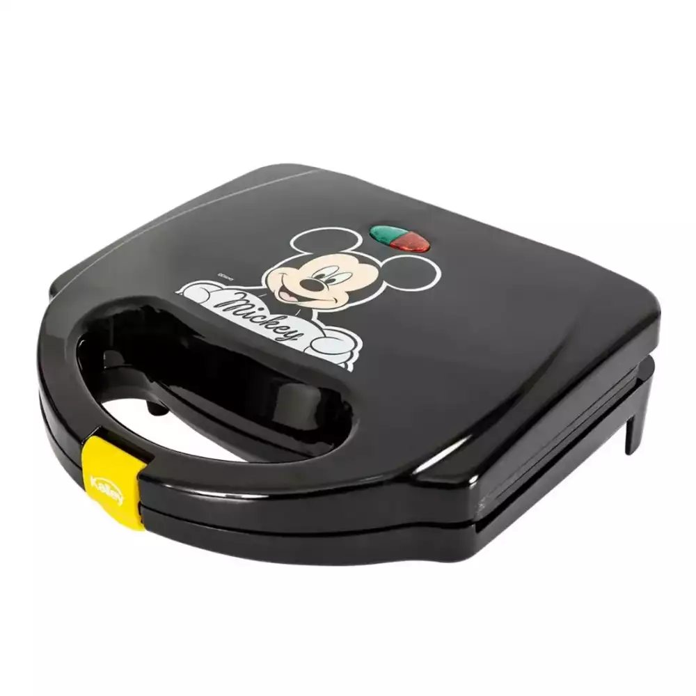 Sanduchera Mickey Mouse antiadherente para dos sándwiches