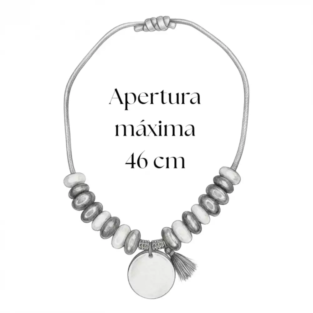 Set collar y pulsera mascota resina epóxica talla M Nova