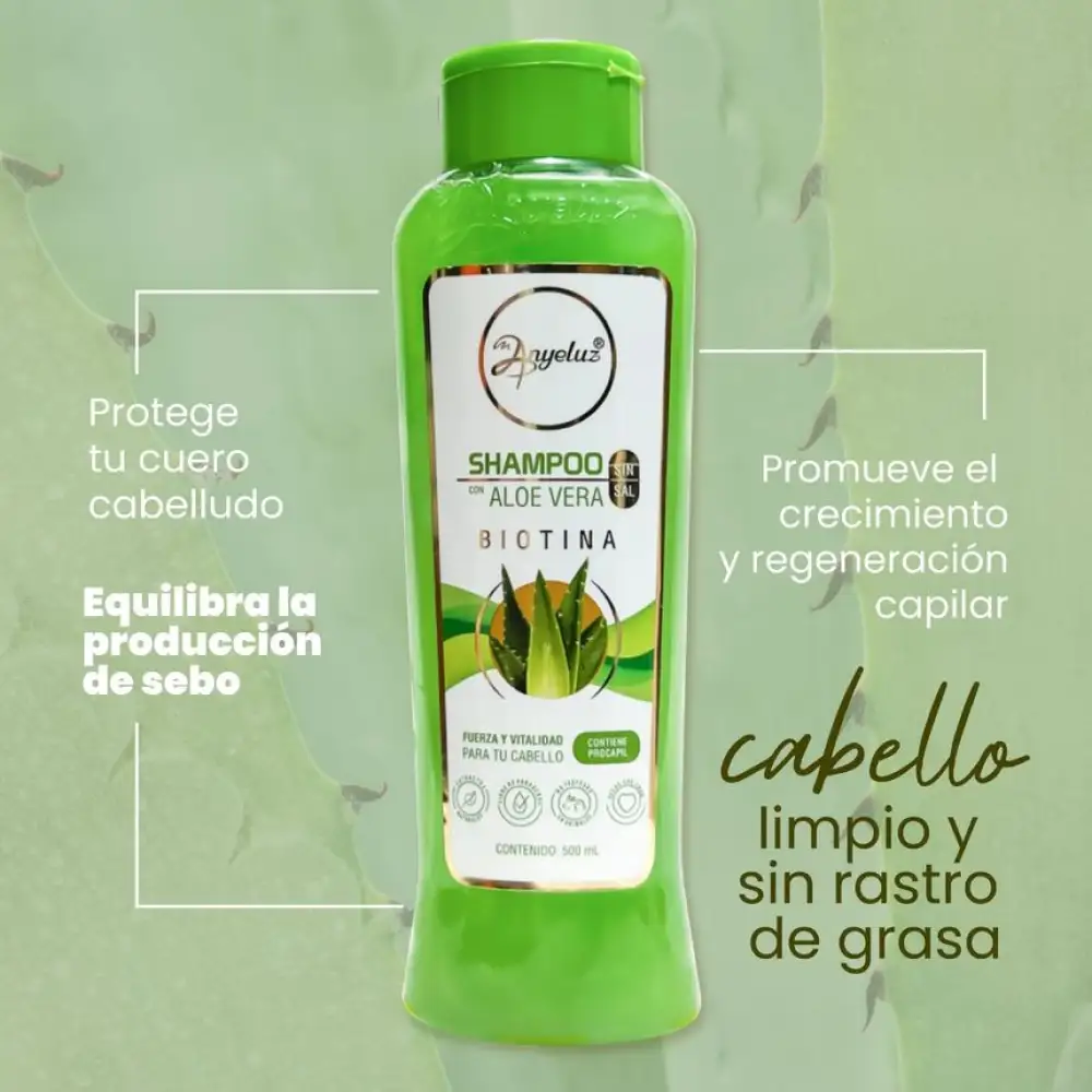 Shampoo Anyeluz Aloe vera x 500 ml