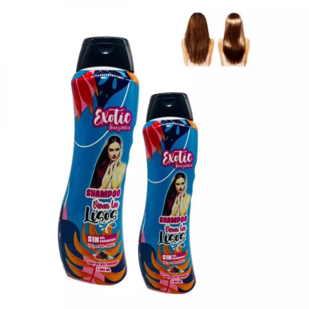 SHAMPOO EXOTIC AMAZONICA LISOS FRUTOS DEL BOSQUE 1000ML REF SHAMPOO LISOS FRUTOS DEL BOSQUE