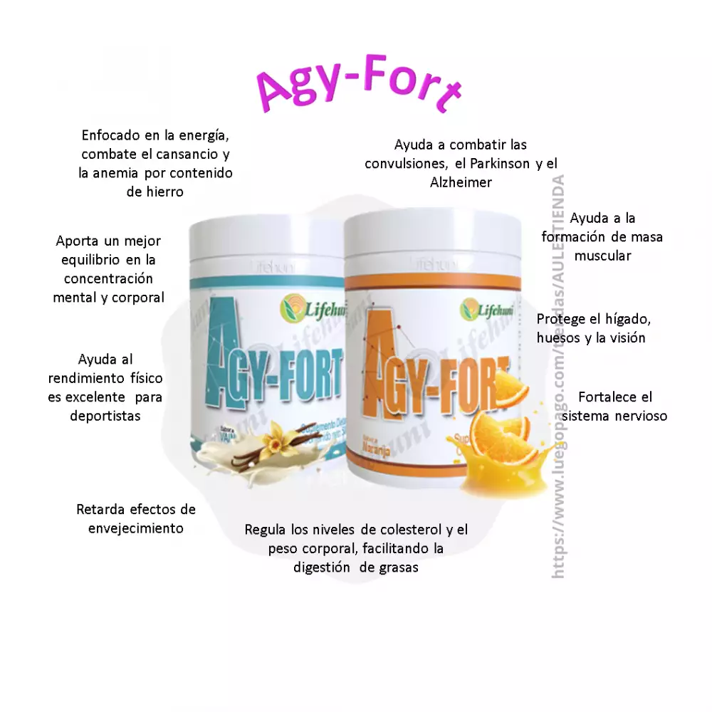 Suplemento Agy-Fort energía y concentración 500g