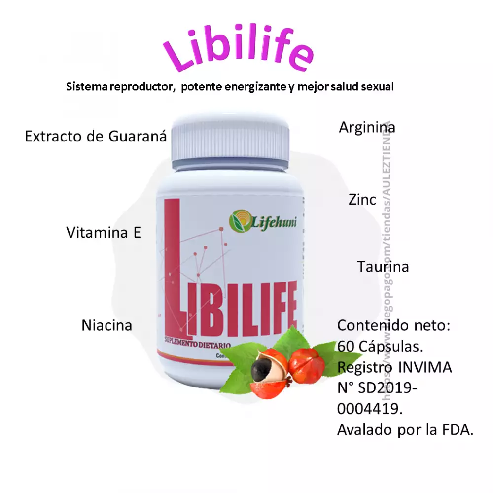 Suplemento energizante natural para salud sexual y vitalidad