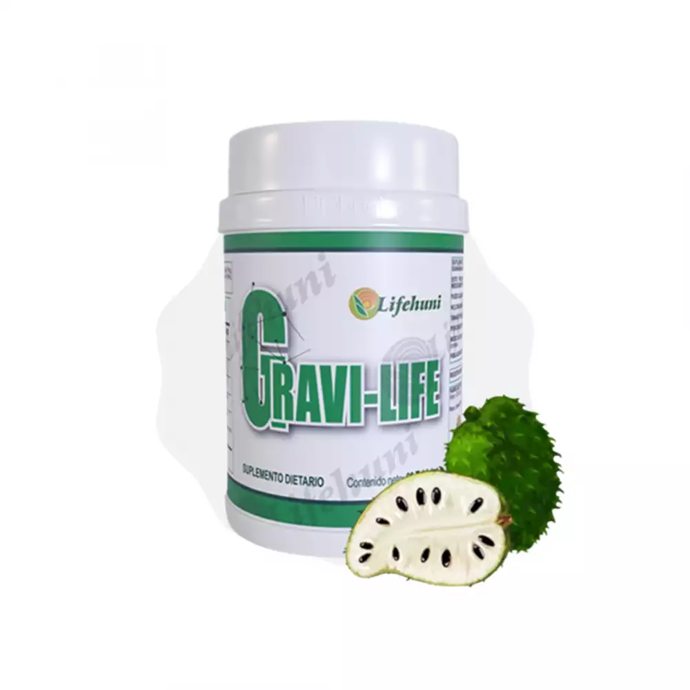 Suplemento Gravi-Life con cúrcuma 60 tabletas