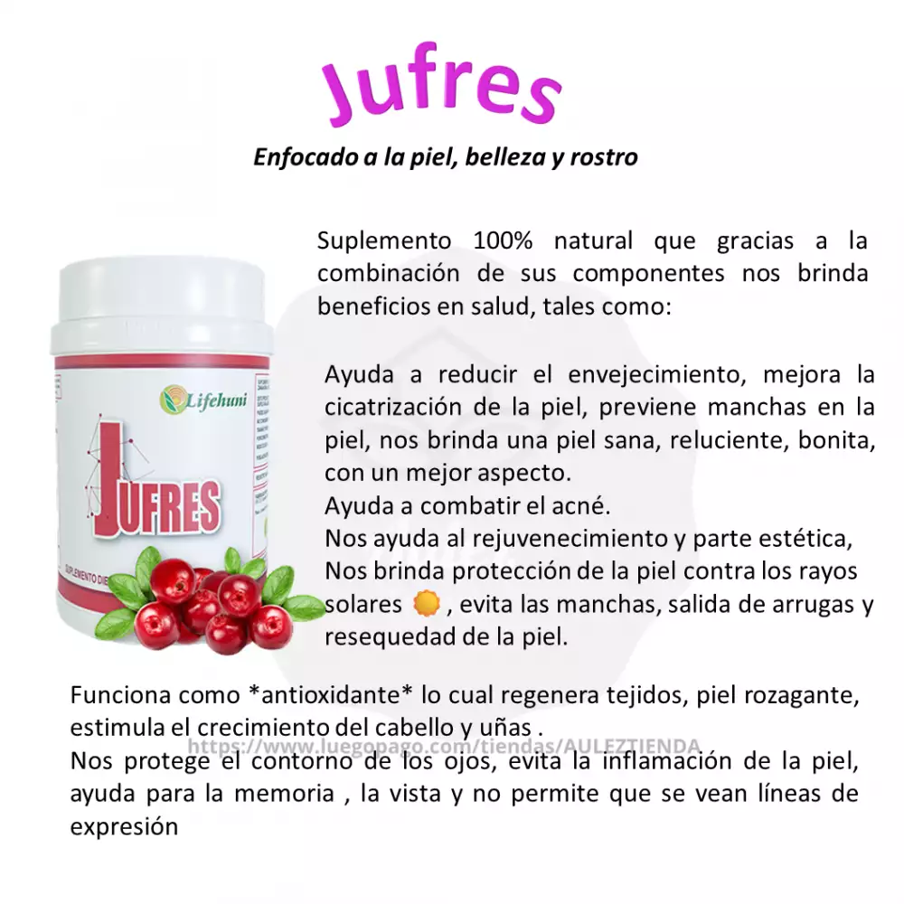 Suplemento natural para piel radiante y rejuvenecimiento 60 tabletas
