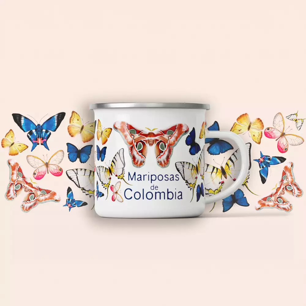 Taza Mariposas de Colombia