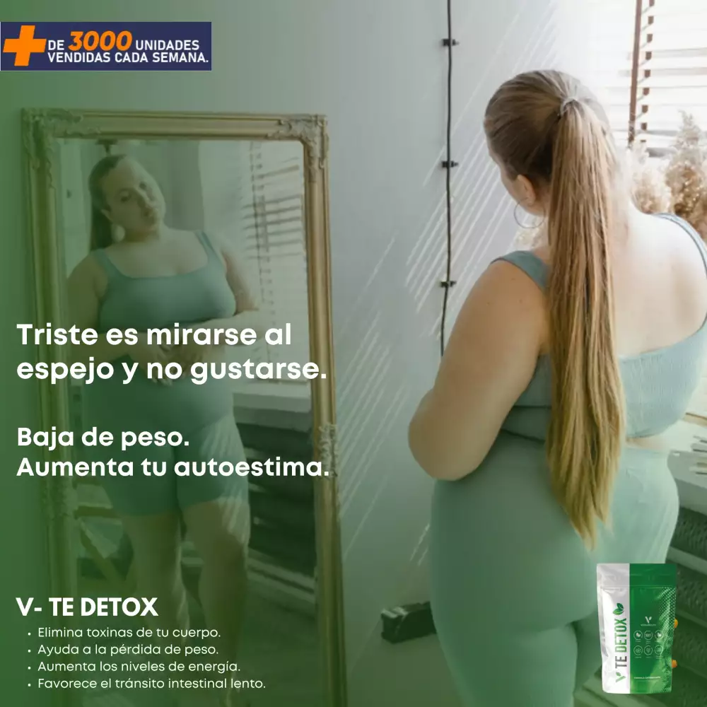 Té detox 15 días pérdida de peso 2 sobres