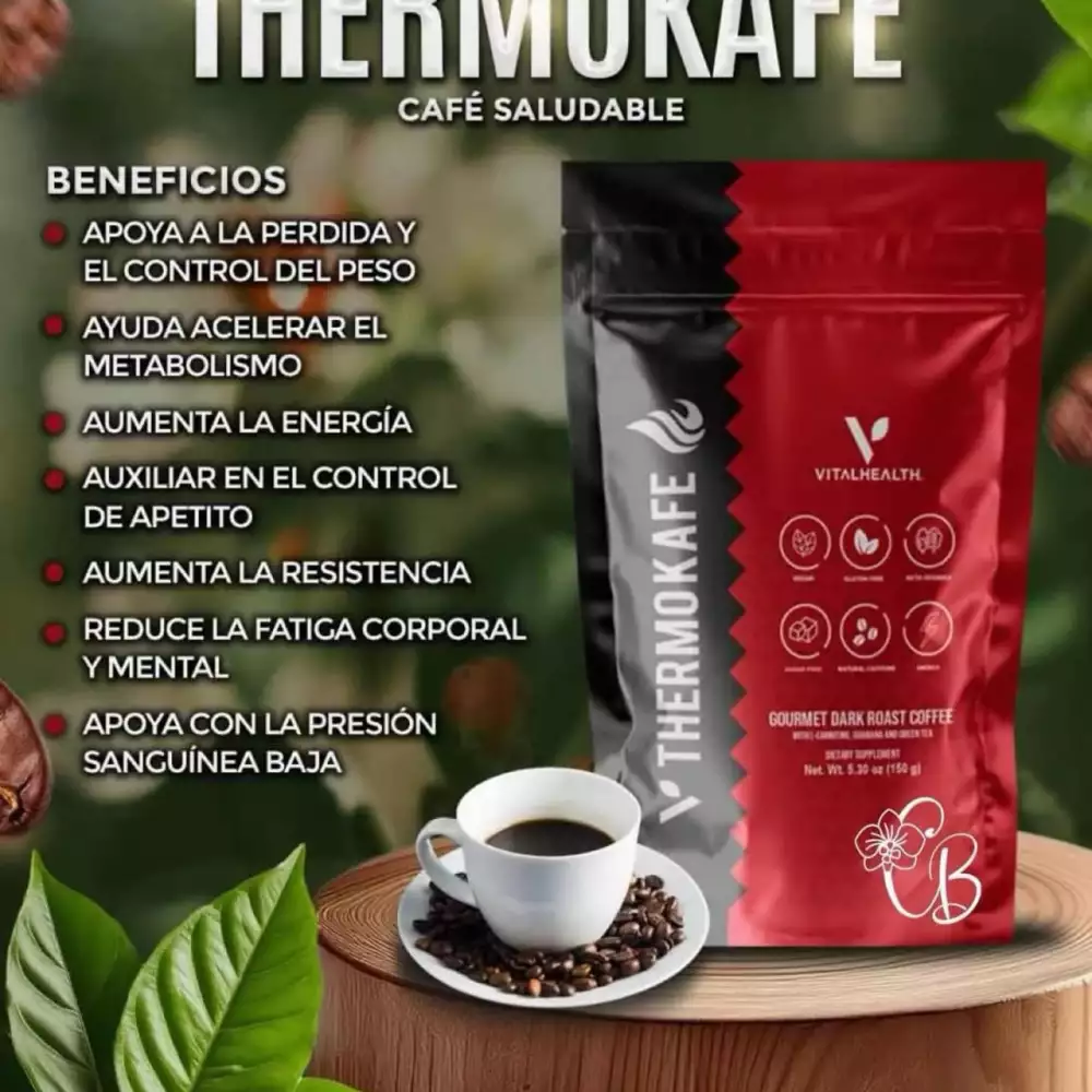 TERMOKAFE 150 gr - PIERDE PESO - OXIDADOR DE GRASA