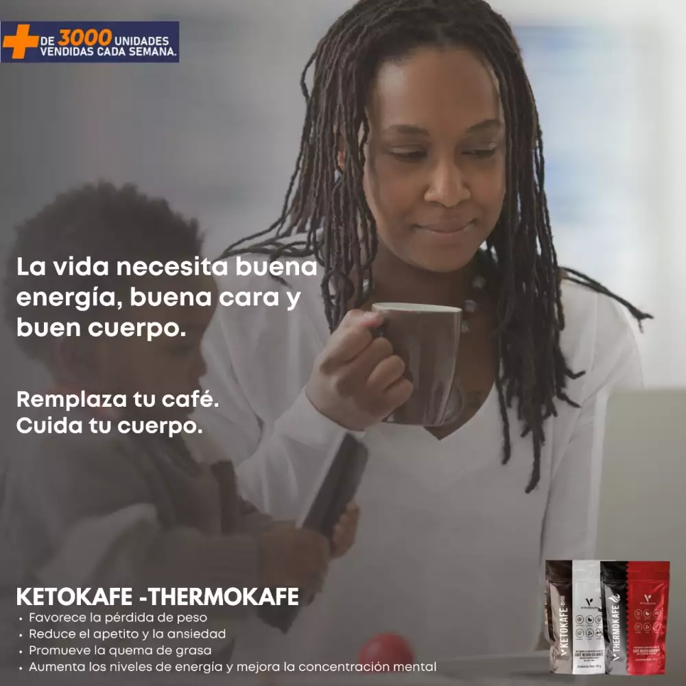 TERMOKAFE 150 gr - PIERDE PESO - OXIDADOR DE GRASA