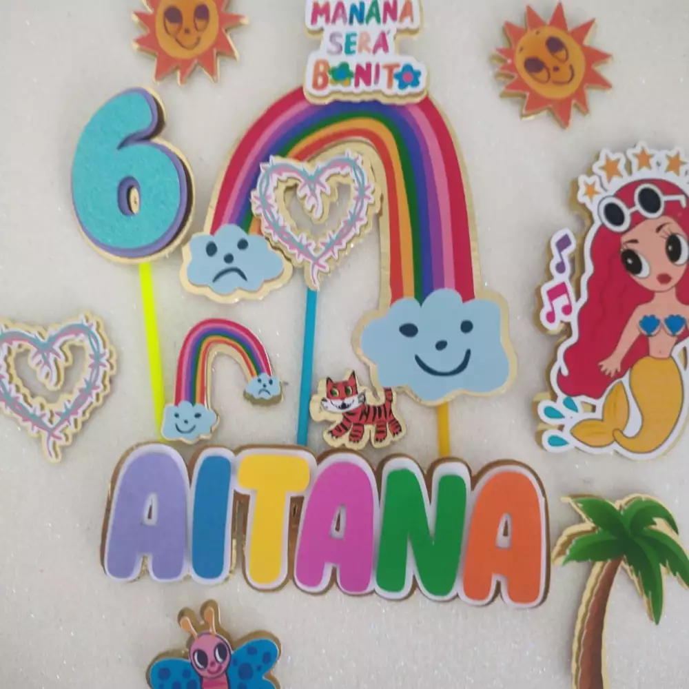 Topper personalizado de KarolG.