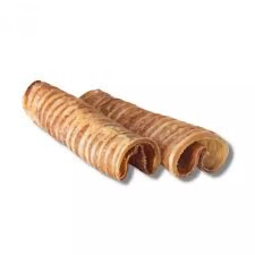 Tráquea de Res Deshidratada Boska 100 Gr mitades | Snack Natural Premium de Masticación para Perros