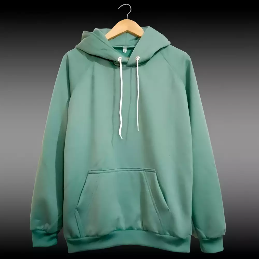 HOODIE DEPORTIVO UNISEX VERDE OLIVA