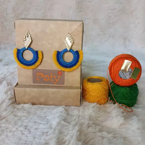 🌞💙 Aretes "Sol y Mar" 💛🌊