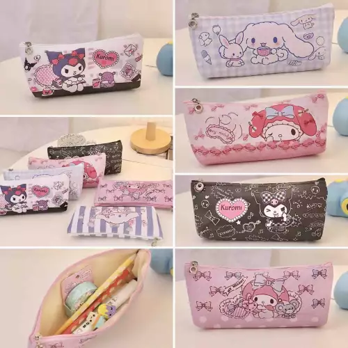 🌸 ¿Fan de Kuromi, My Melody o Cinnamoroll? 🐾 Entonces estos estuches suaves son para ti!