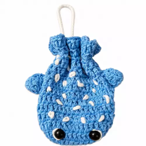🐳Pouchbag ballenita tejido a crochet🧶