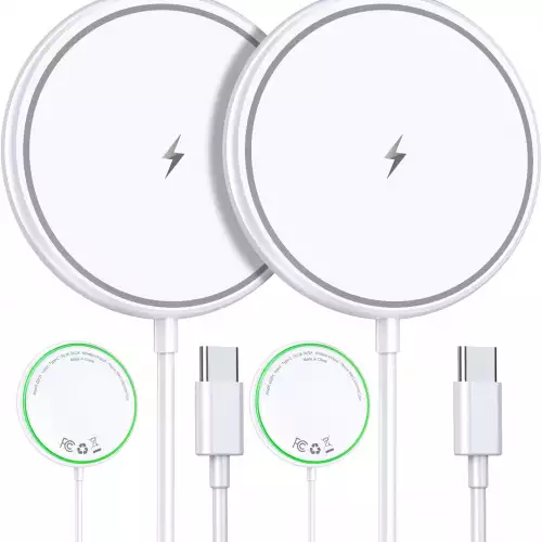 2 Estaciones de Carga Rápida Inalámbricas para iPhone - 15W