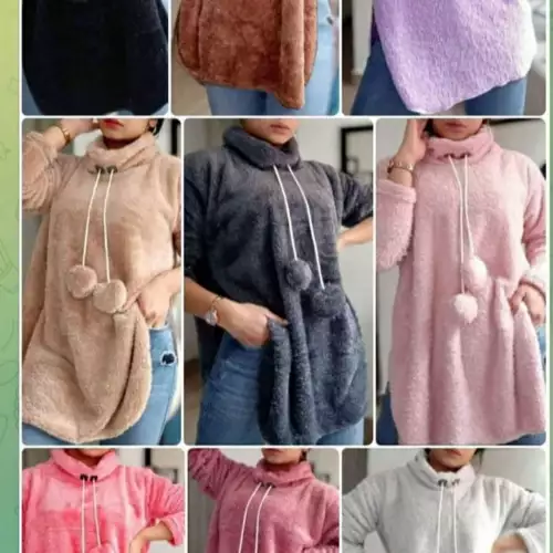 Abrigo peluche cerrado suave y versátil para clima frío