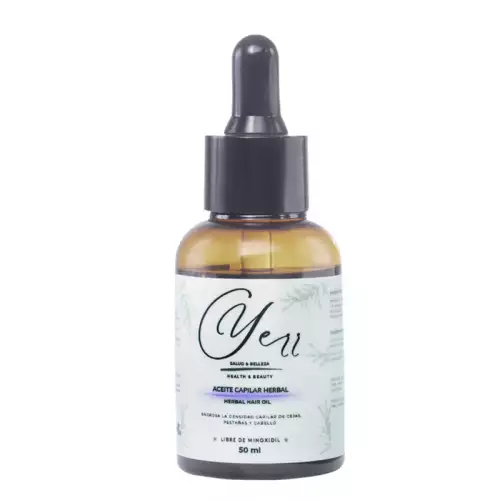 Aceite capilar herbal 50ml con gotero natural