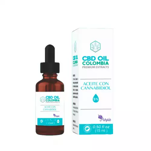 Aceite CBD 5% Purple 15 ml relajante nocturno