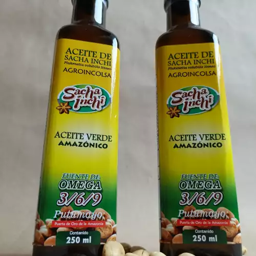 Aceite de sacha inchi prensado en frío omega 3