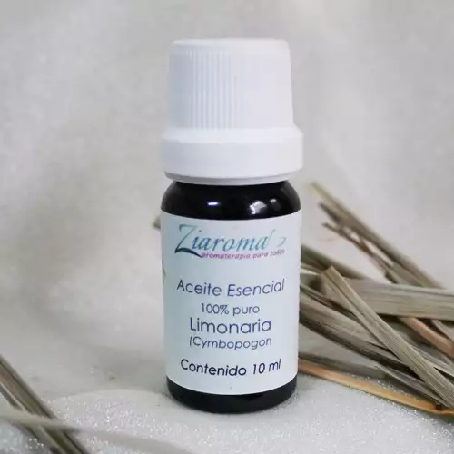 Aceite esencial de limonaria cítrico calmante y energizante