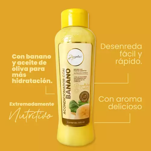ACONDICIONADOR CON BANANO ANYELUZ X 500ML