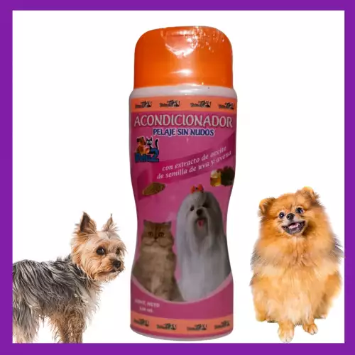 Acondicionador pelu2 para perros y gatos  x 240 ml