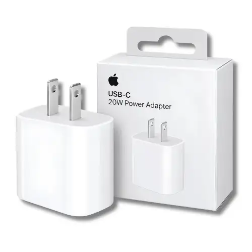 Adaptador De Corriente USB-C De 20W Original Apple Cubo De Pared