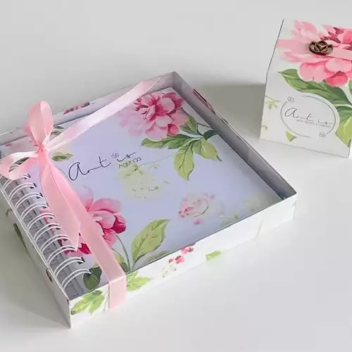 Agenda abierta con planeador mensual 120 hojas diseño 1