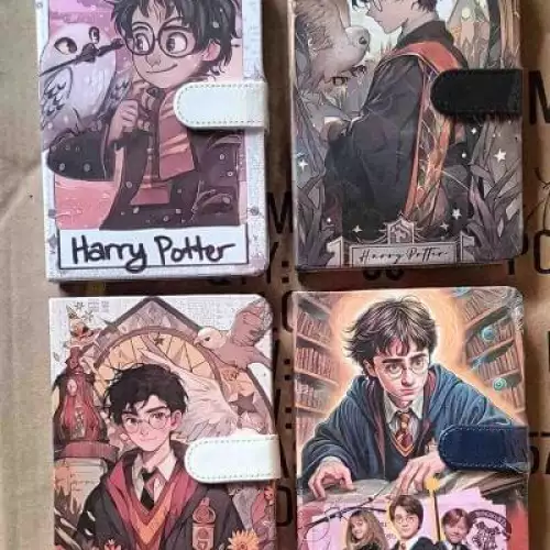 Agenda Harry Potter con diseño mágico y cierre imán