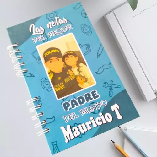 Agenda personalizada media carta para profesionales