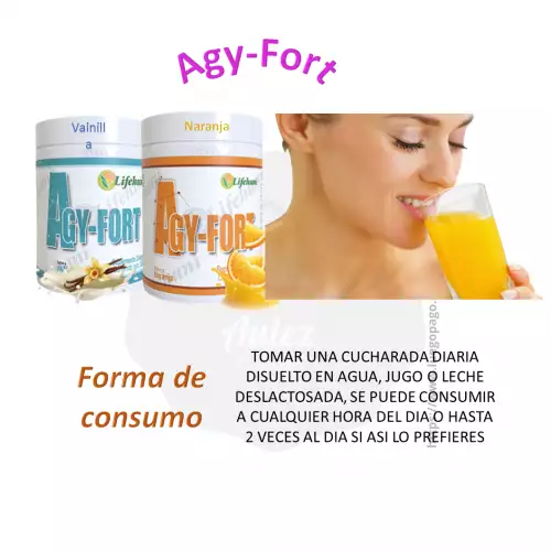 Agy-Fort Combate La Fatiga Física Y Del Cerebro Sabor Naranja