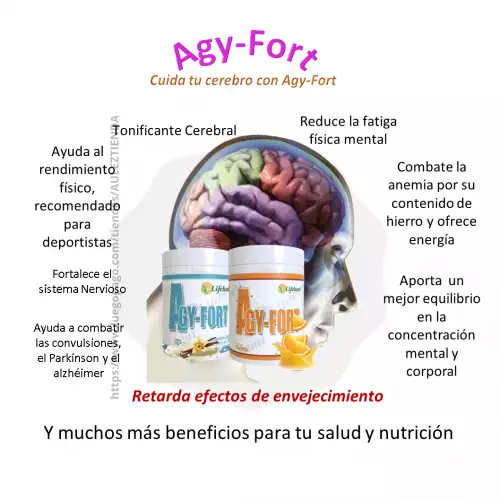 Agy-Fort Combate La Fatiga Física Y Del Cerebro Sabor Naranja