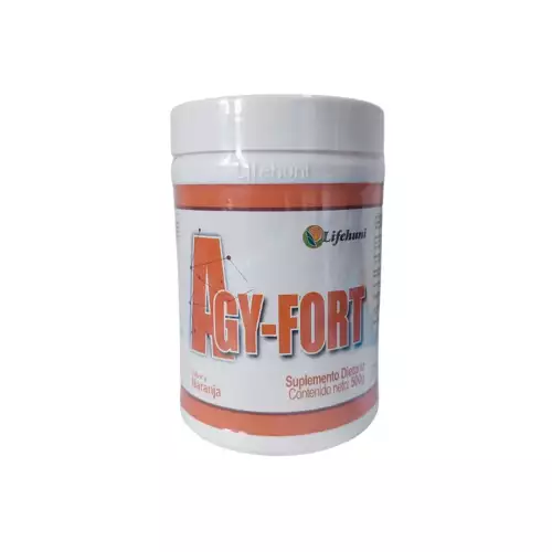 Agy-Fort el Aliado inteligente para un cuerpo fuerte y una mente clara.  Sabor a Vainilla y Naranja