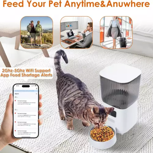 Alimentador automático 5L - control WiFi - Petour