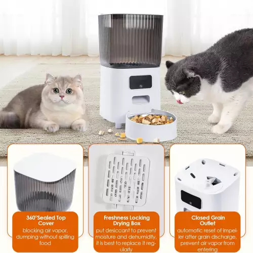 Alimentador automático 5L - control WiFi - Petour
