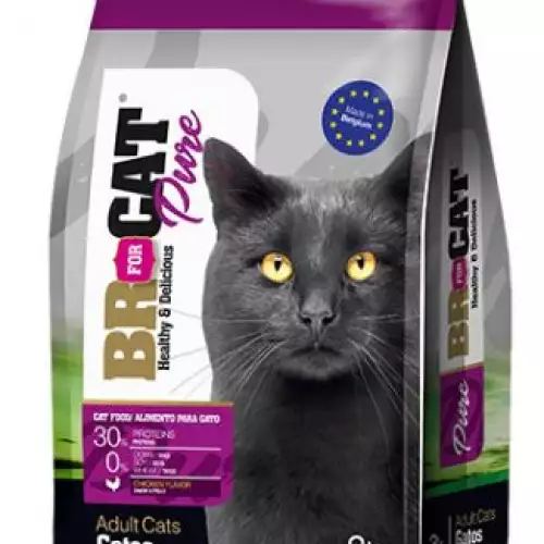 Alimento BR FOR CAT Adulto Pollo – ¡Salud y Sabor para tu Gato!  X KILO