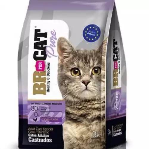 Alimento para gato castrado sabor pollo control peso