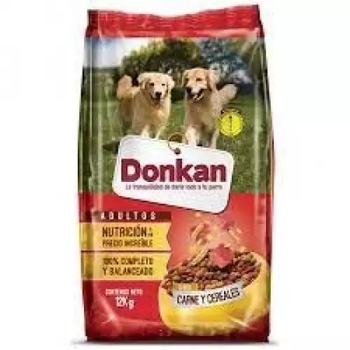 Alimento para perro adulto Donkan carne 12 kg