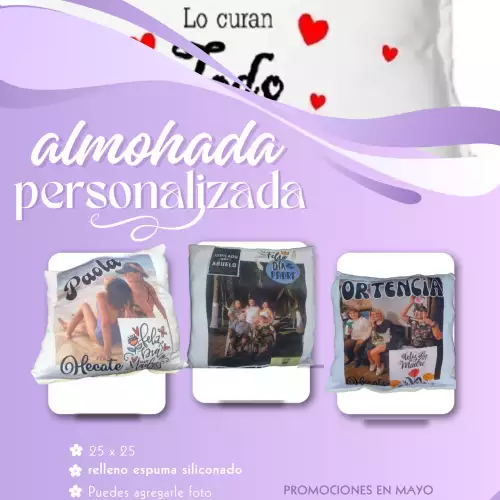 Almohada personalizada